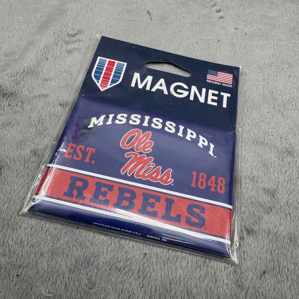 Ole Miss Rebels Magnet NCAA Officially‎ Licensed Proudly Made USA
